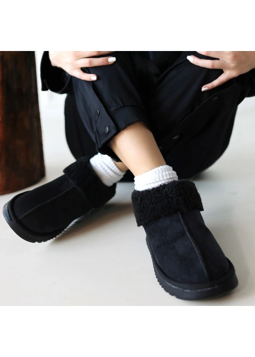 Abby Siyah Süet Bot