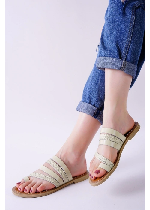 Aboll Bej Cilt Terlik