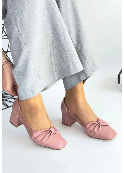 Agnet Pudra Cilt Topuklu Ayakkabı