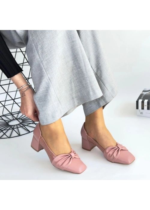 Agnet Pudra Cilt Topuklu Ayakkabı