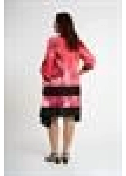 Asymmetric Cut Dress | Red