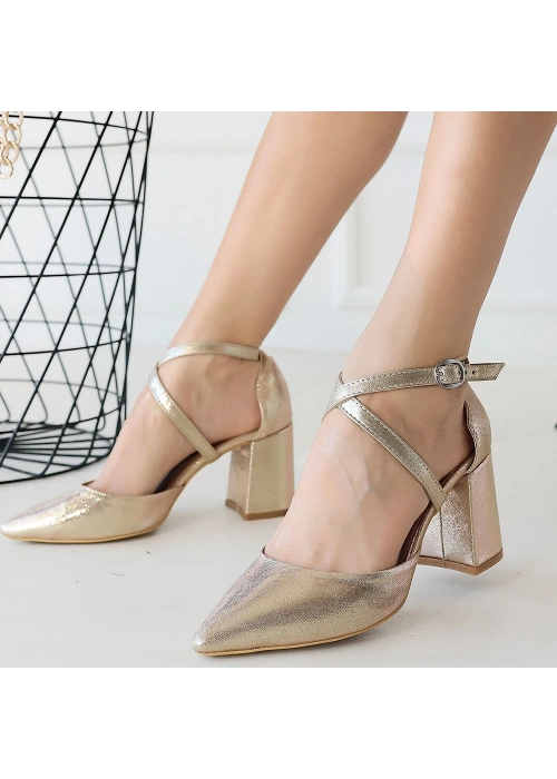 Aurel Vizon Saten Topuklu Ayakkabı