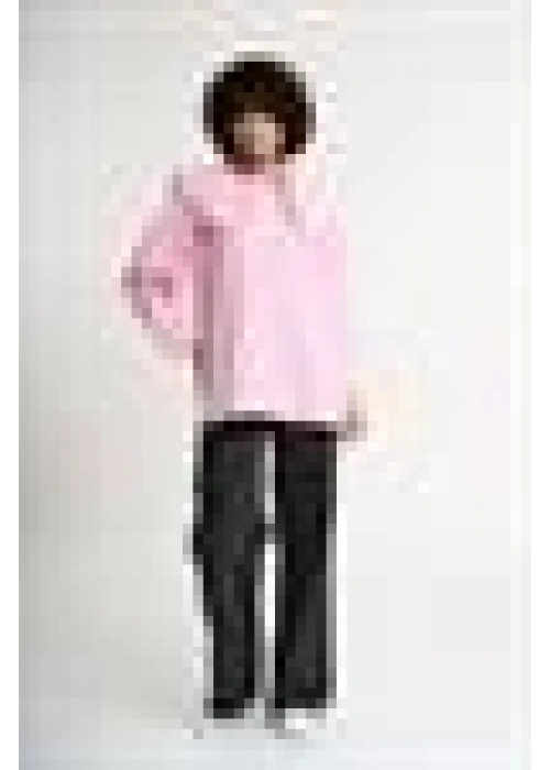 Baby Collar Striped Shirt | Pink