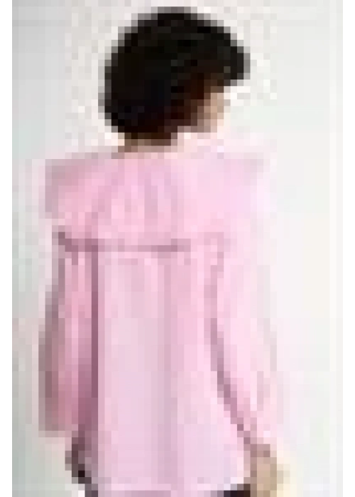 Baby Collar Striped Shirt | Pink