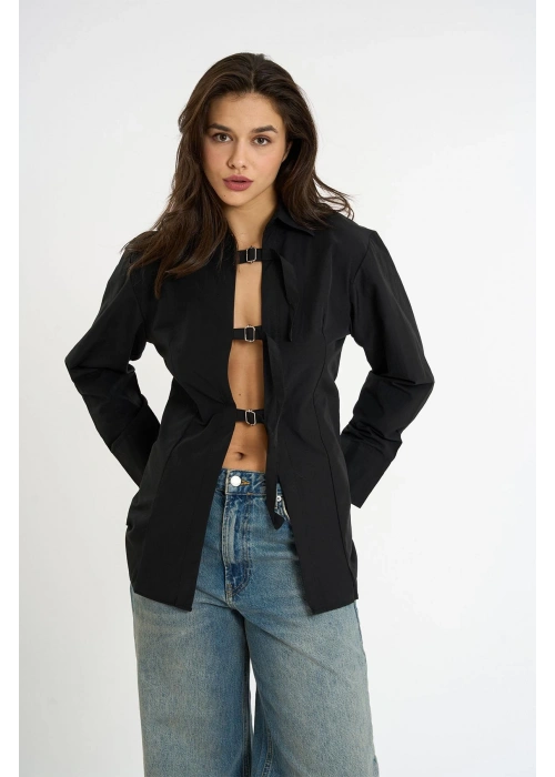 Belted Shirt | Black