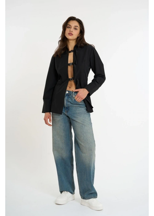 Belted Shirt | Black