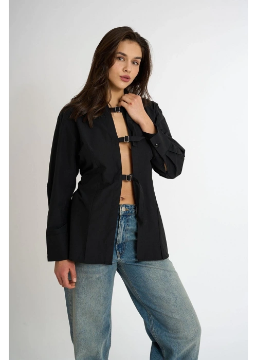 Belted Shirt | Black