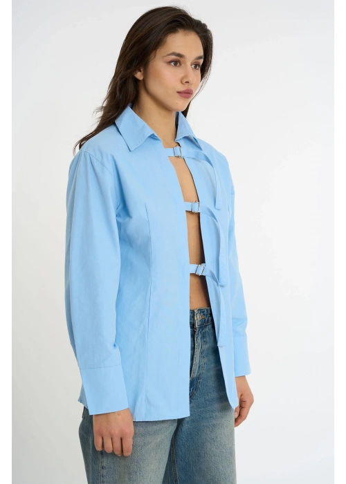 Belted Shirt | Blue