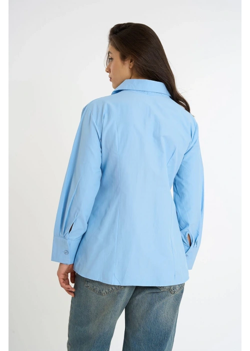 Belted Shirt | Blue