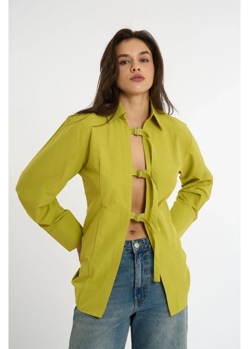 Belted Shirt | Green