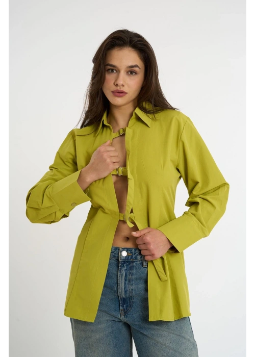 Belted Shirt | Green