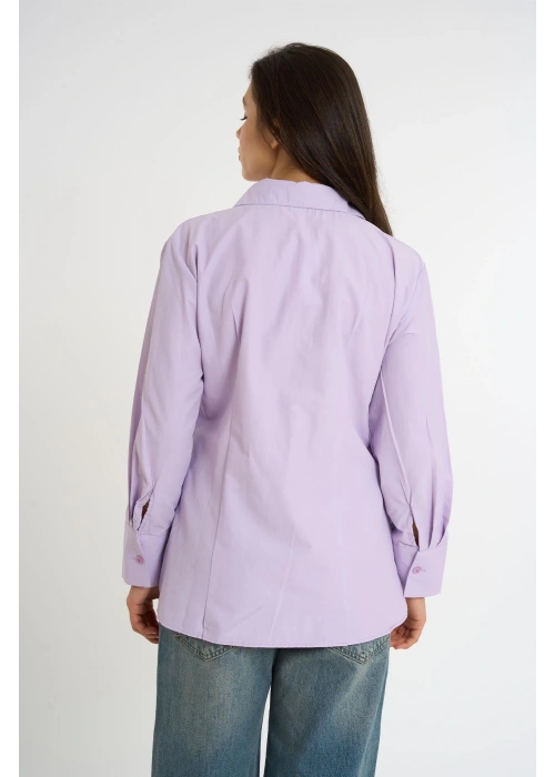 Belted Shirt | Lilac