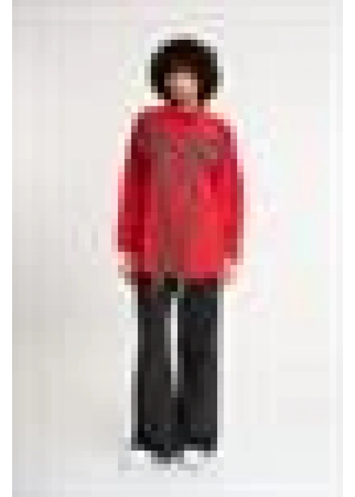 Bow Detail Shirt | Red