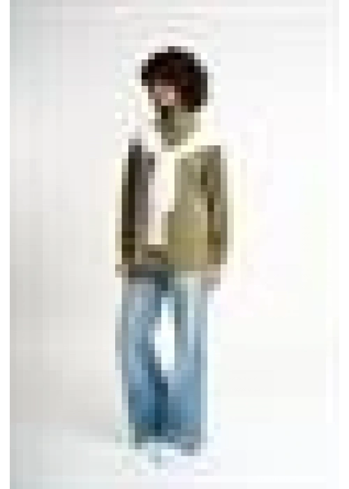 Cardigan Detailed Shirt | Army Green