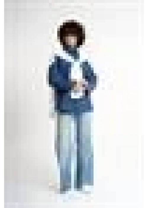 Cardigan Detailed Shirt | Navy blue