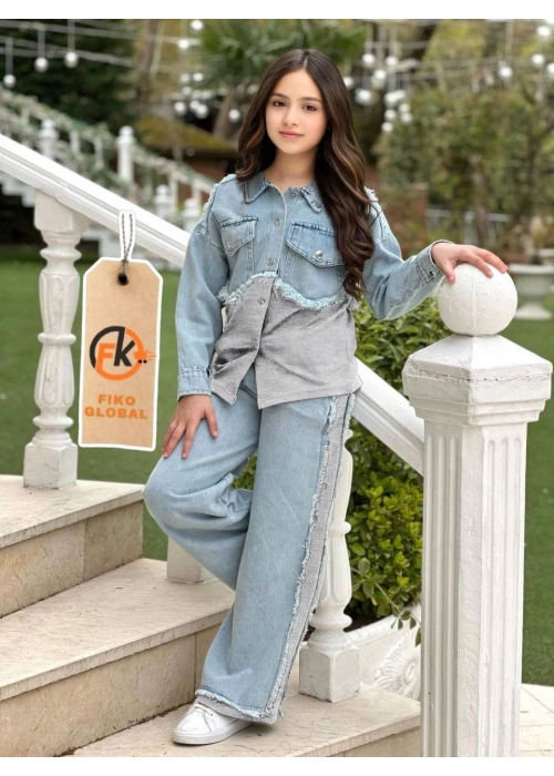 Ensemble jeans pour fille