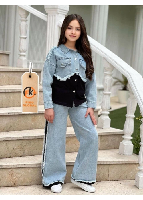 Ensemble jeans pour fille
