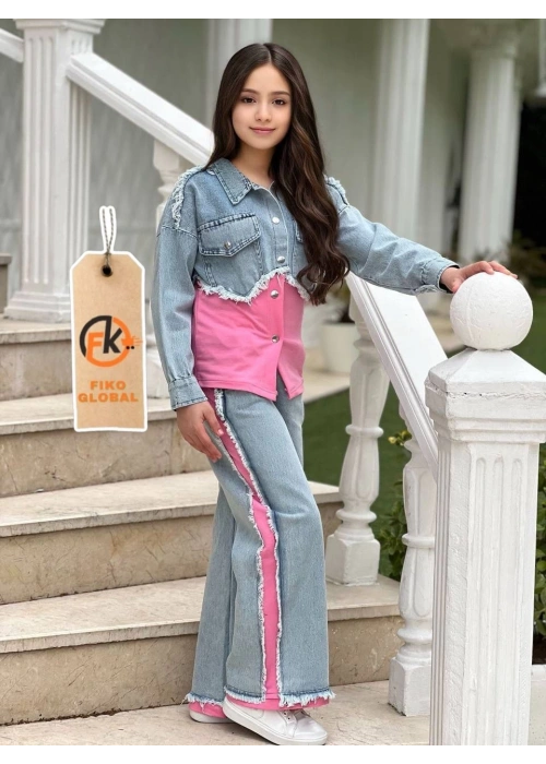 Ensemble jeans pour fille