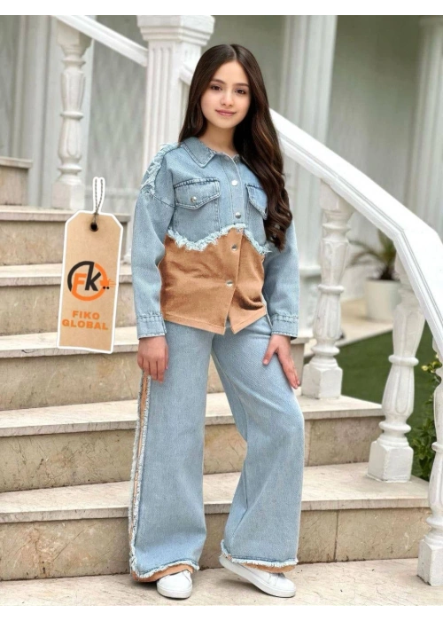 Ensemble jeans pour fille