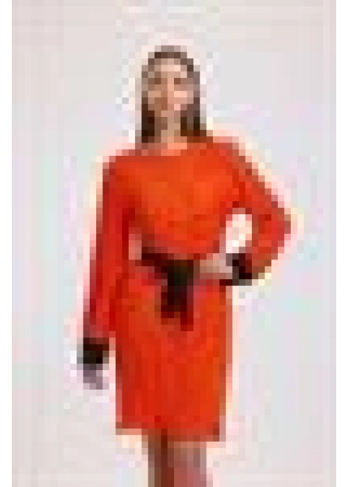 Corduroy Dress | Orange