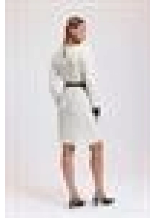 Corduroy Dress | White