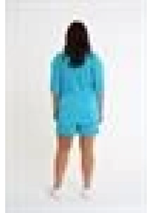 Corduroy Suit with Shorts | Blue