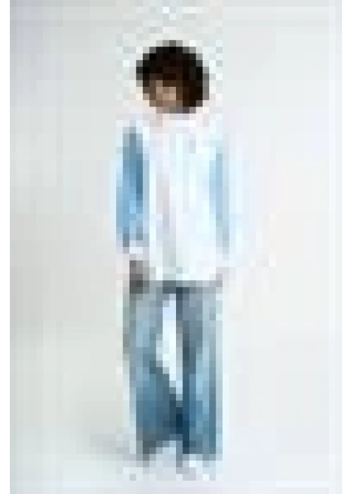 Double Pocket Long Sleeve Shirt | Light Blue