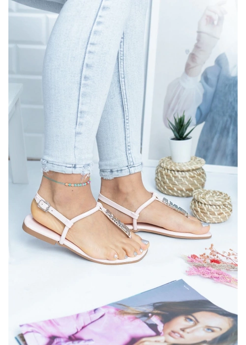 Fairy Pembe Rugan Sandalet