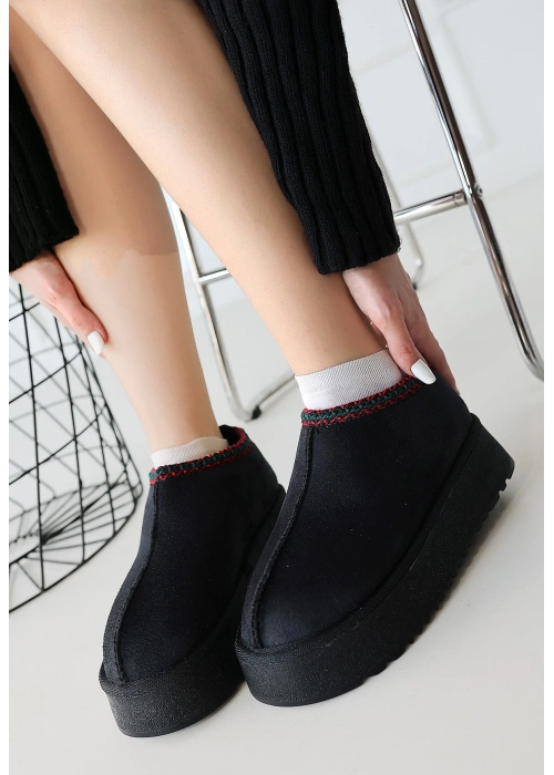 Foyk Siyah Süet Bot