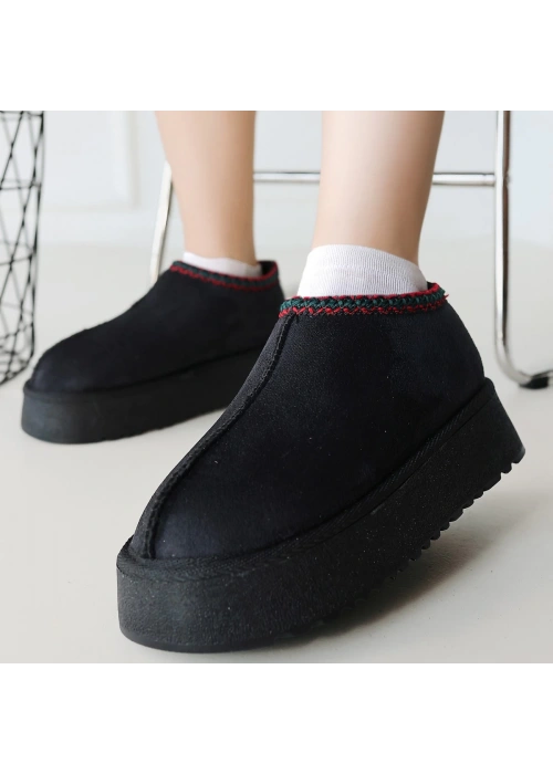 Foyk Siyah Süet Bot