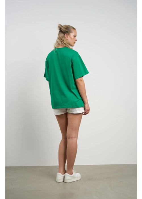 HANIQA Print T-Shirt – Big Size Green