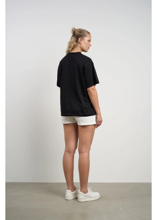 HANIQA Print T-Shirt – Small Black