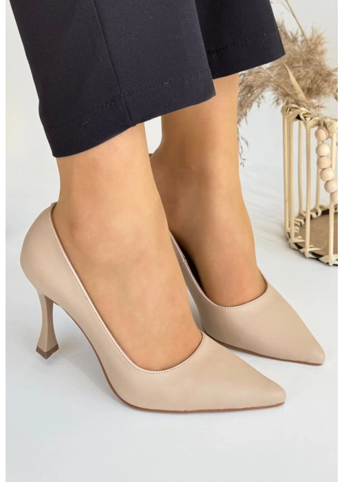 Konta Nude Cilt Topuklu Ayakkabı