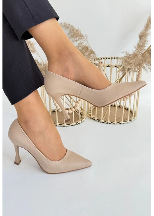 Konta Nude Cilt Topuklu Ayakkabı