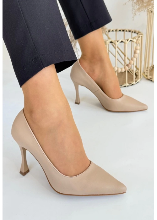Konta Nude Cilt Topuklu Ayakkabı