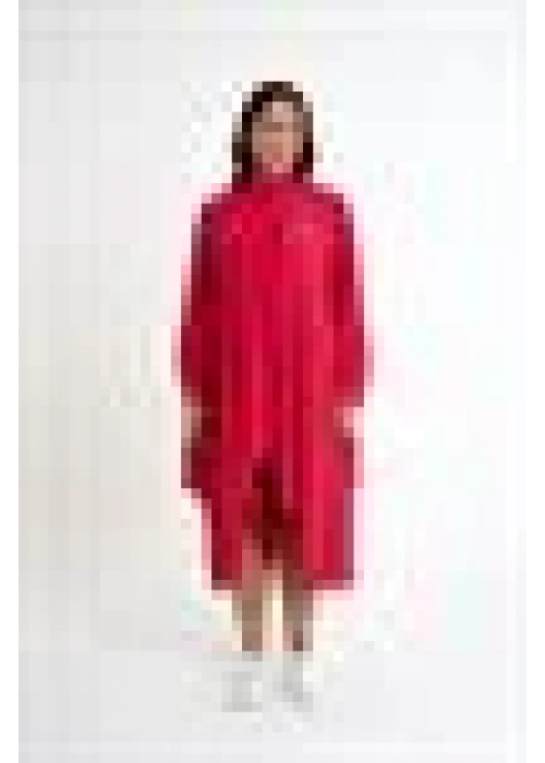 Magnificent Collar Slit Detailed Dress | fuchsia