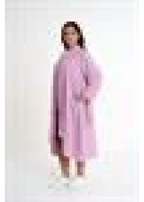 Magnificent Collar Slit Detailed Dress | lilac