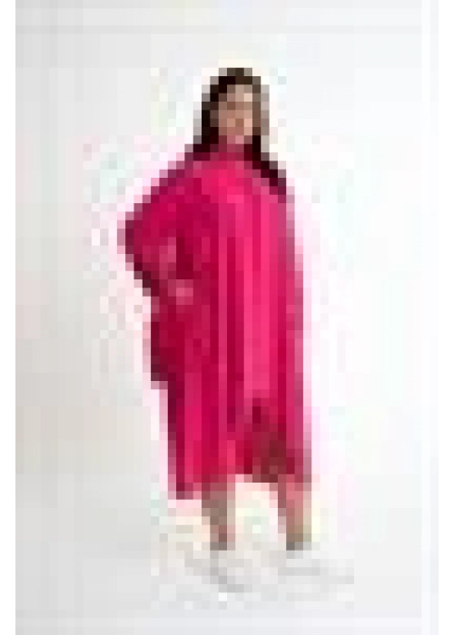 Magnificent Collar Slit Detailed Dress | Pink