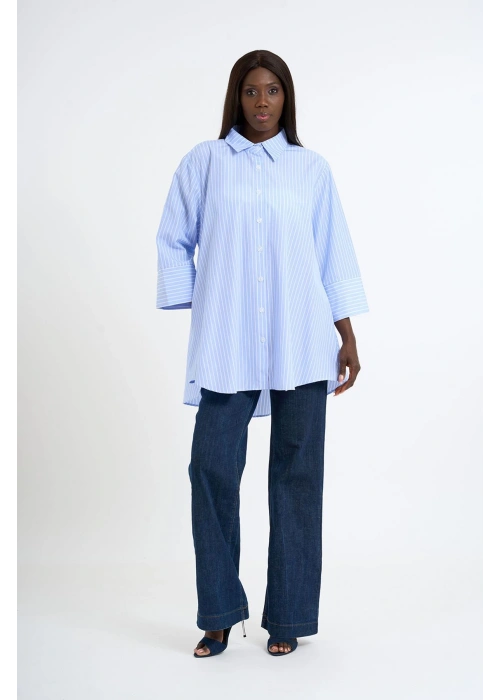 Minimal Pocket Poplin Shirt | Sky Blue