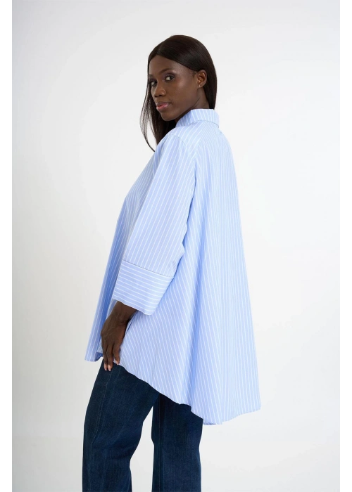 Minimal Pocket Poplin Shirt | Sky Blue