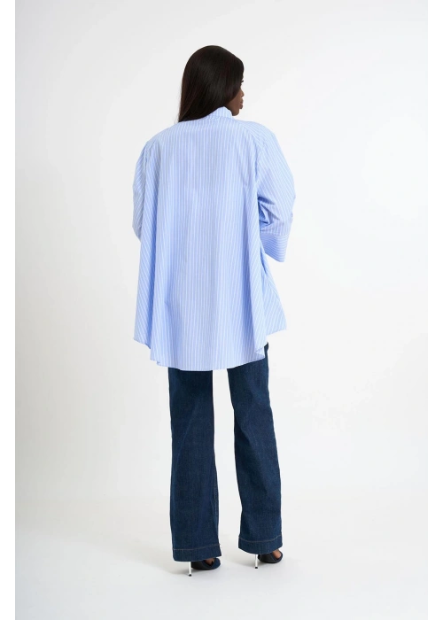 Minimal Pocket Poplin Shirt | Sky Blue