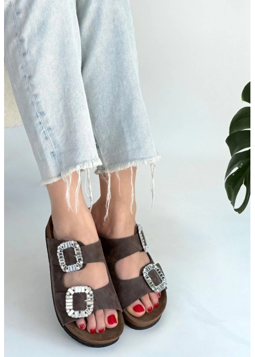 Nool Kahverengi Nubuk Terlik