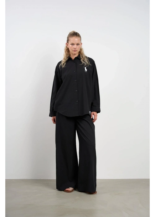 Oversized White Set | Black