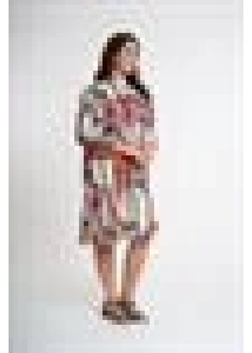 Patterned Dress | Cream