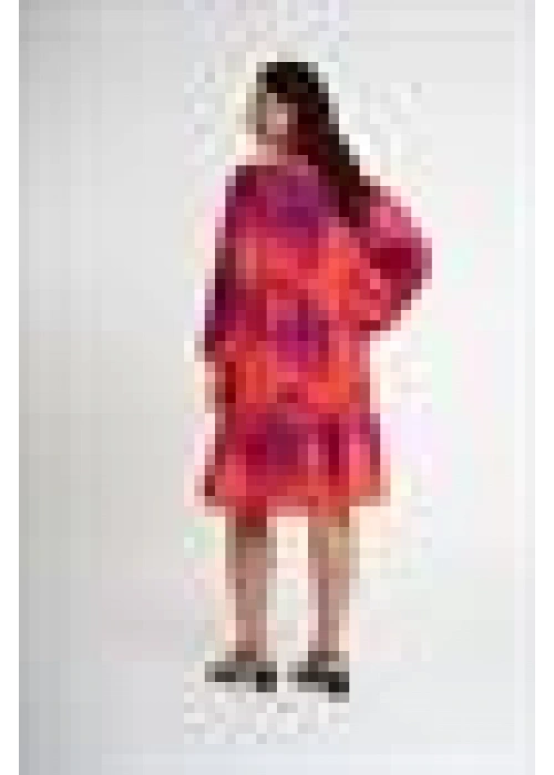 Patterned Dress | Orange