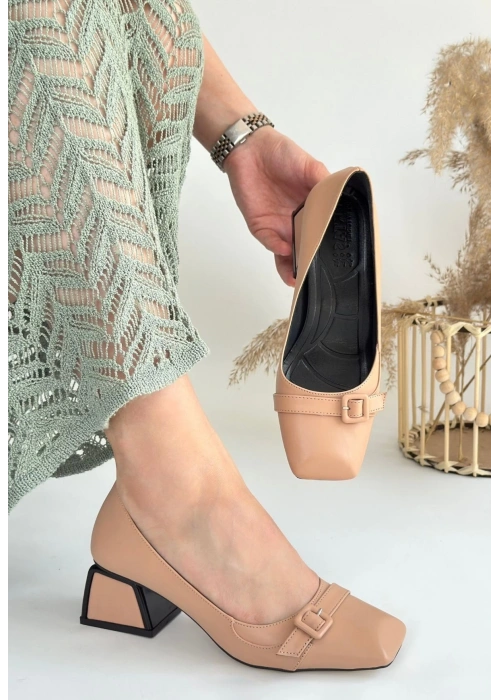 Pentio Nude Cilt Topuklu Ayakkabı