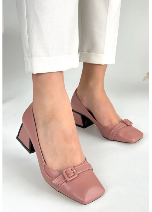 Pentio Pudra Cilt Topuklu Ayakkabı