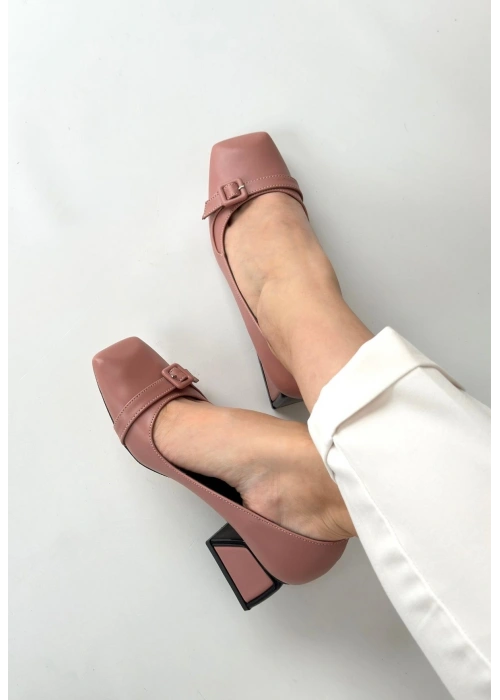 Pentio Pudra Cilt Topuklu Ayakkabı