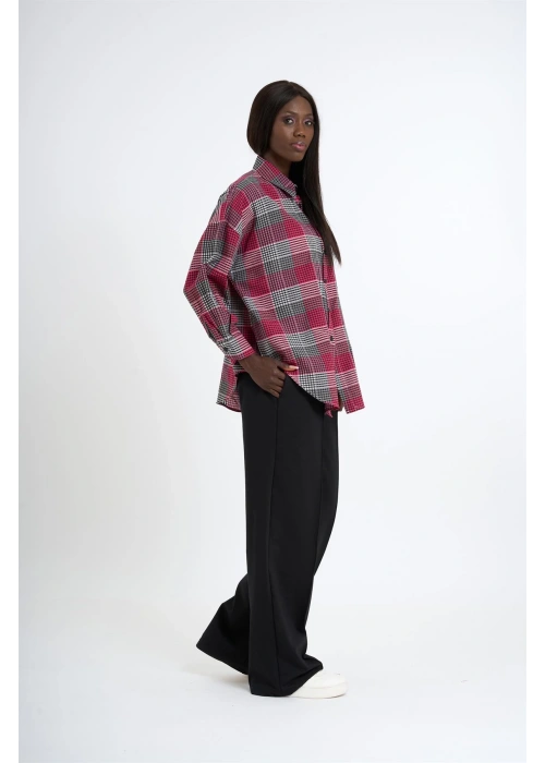 Plaid Shirt & Pants Set – Small Size