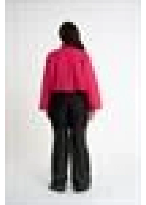 Pleated crop Shirt | Pink